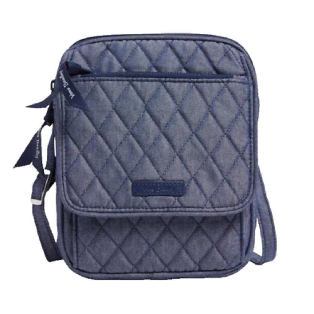 VERA BRADLEY Cotton Mini Hipster Crossbody Purse Crossbody Purse Blue